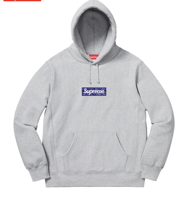 【Supreme】12月14日発売予定　Bandana Box Logo Hooded Sweatshirt