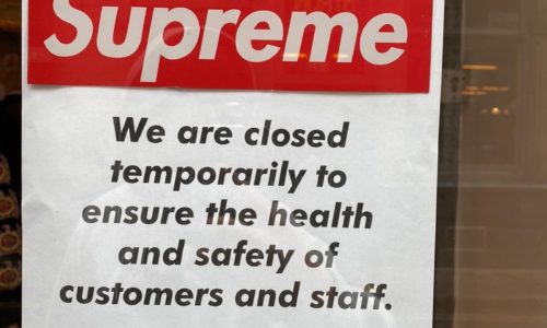 【Supreme】パリ、ロンドンにある店舗コロナの影響で一時的に閉店