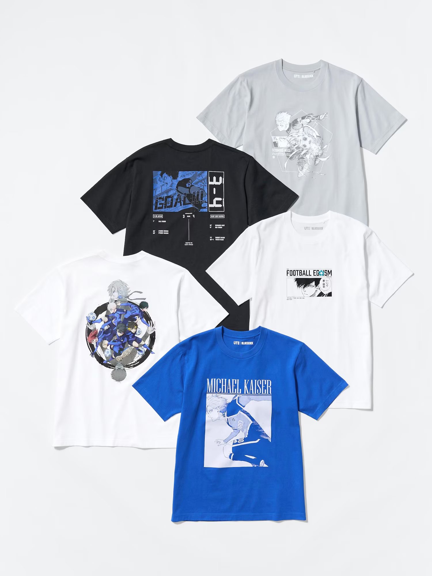 ブルーロック初のユニクロUT全5種が5/22発売|描き下ろし情報