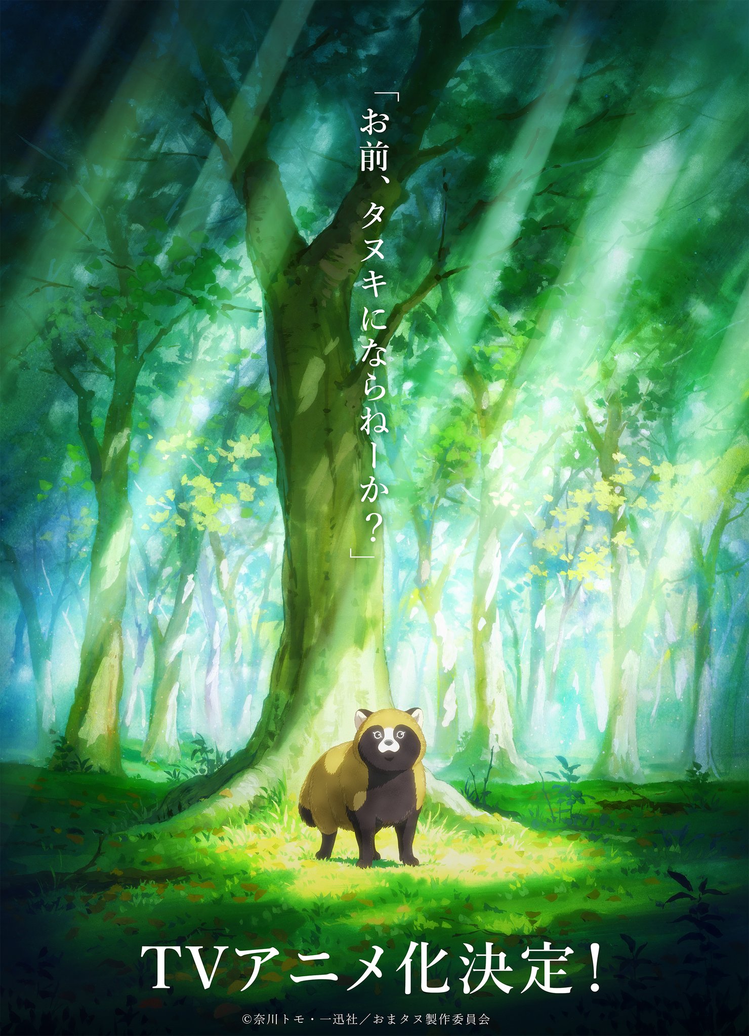 『お前、タヌキにならねーか？』TVアニメ化決定|日本アニメーション制作・ティザービジュアル解禁2026