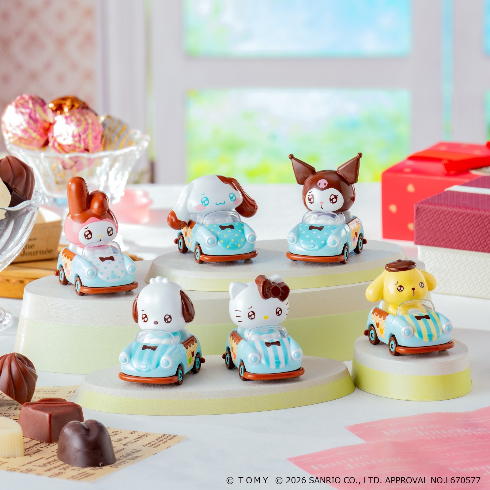 TOMICA TUNES×サンリオキャラクターズ コラボ第2弾 5月30日発売|チョコミント全6種ガイド2026
