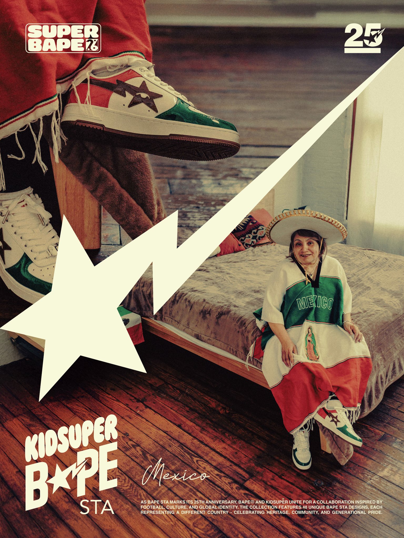 SUPERBAPE CUPの各国カラーBAPE STA