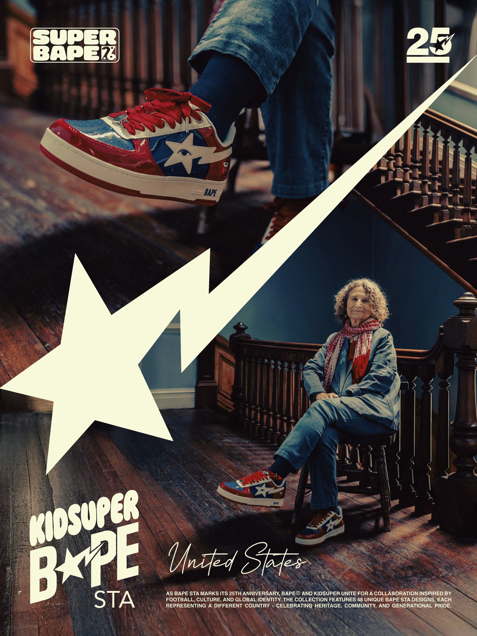 BAPE×KidSuper 全48カ国W杯BAPE STA 6/11発売