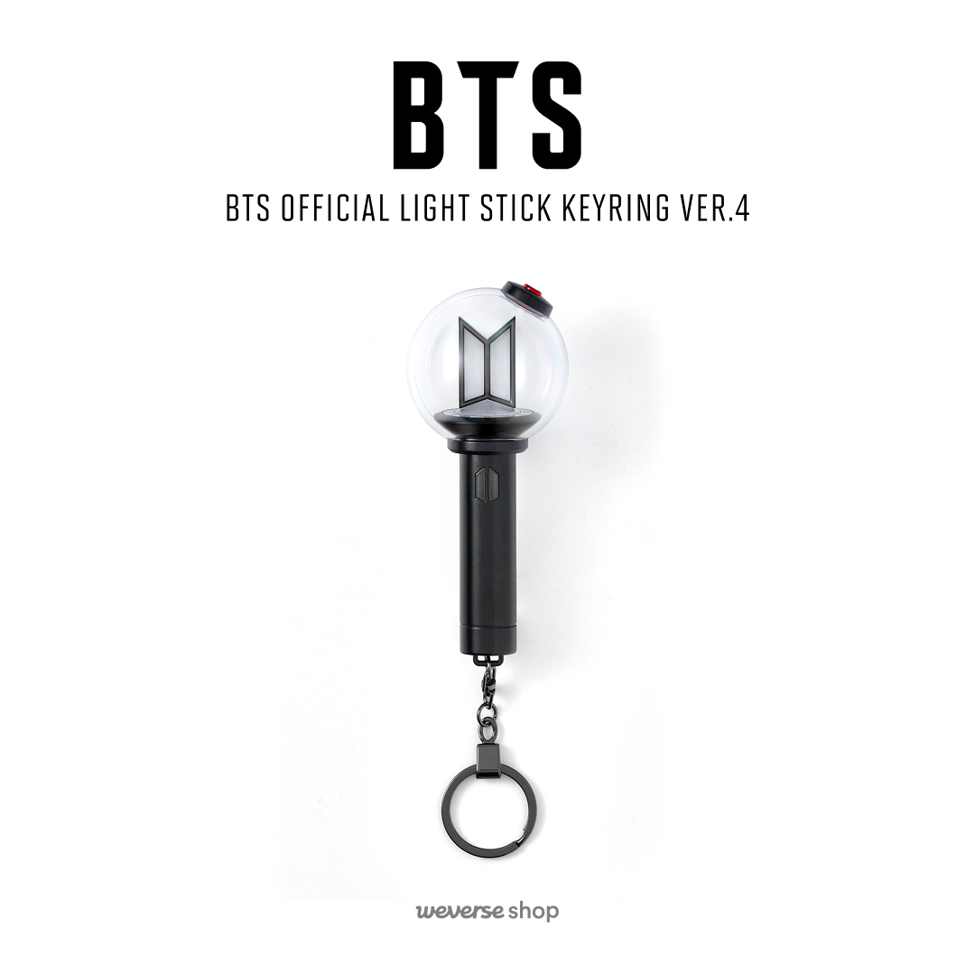 BTS公式ペンライト キーリングVER.4発売決定|6月5日予約開始