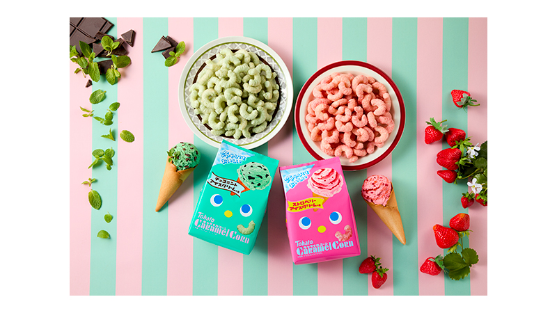東ハト キャラメルコーン アイスクリーム味2種 6/15発売
