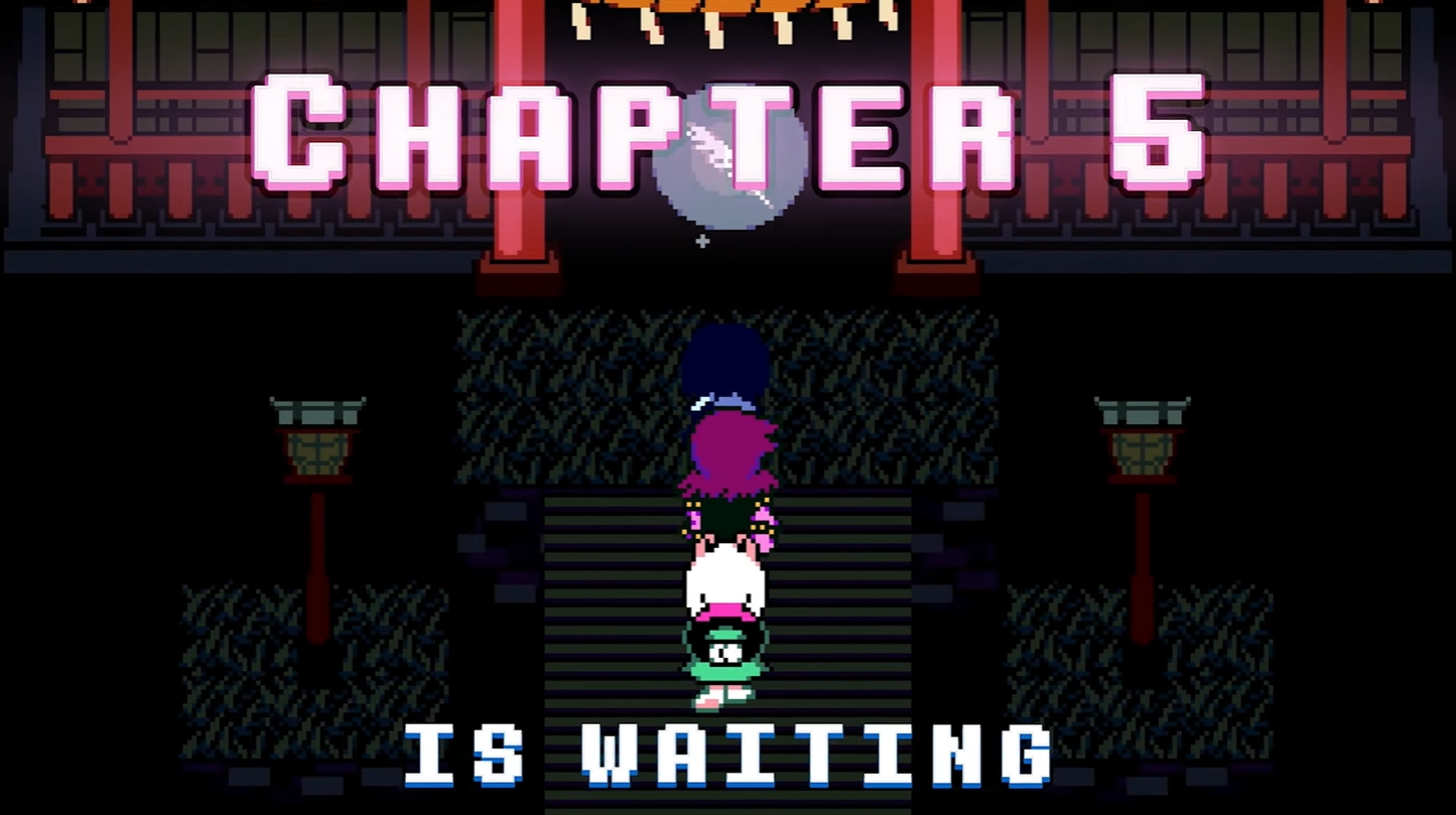 DELTARUNEチャプター5のゲーム画面