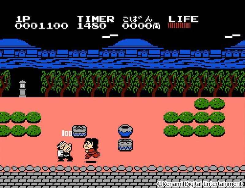 がんばれゴエモン！ からくり道中 のゲーム画面
