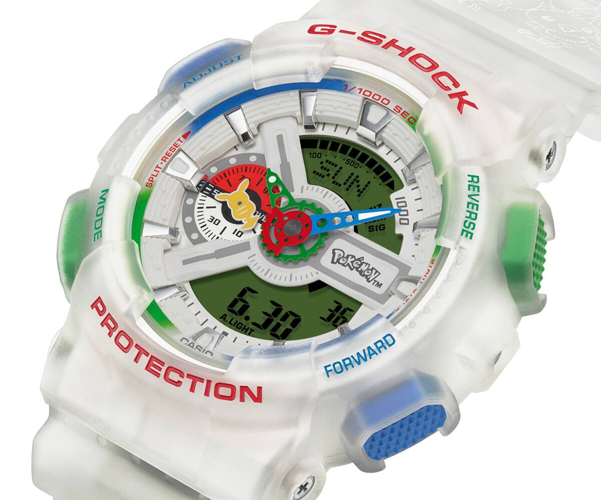 GA-110PKM-7A クリアスケルトンボディのポケモンコラボG-SHOCK