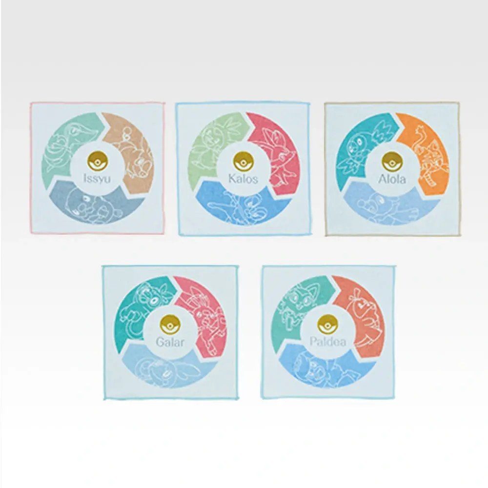 一番くじポケモン30周年vol.2 I賞 ハンドタオル(全5種・約23cm)