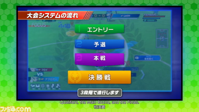 イナズマイレブン 英雄たちのヴィクトリーロードの試合画面
