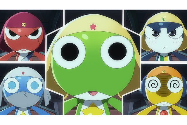 新劇場版ケロロ軍曹のキャラクタービジュアル