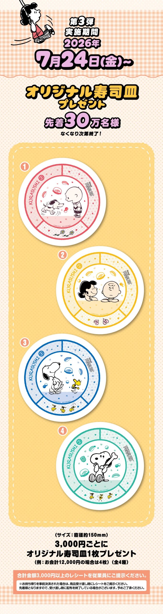 くら寿司×PEANUTS コラボメニュー