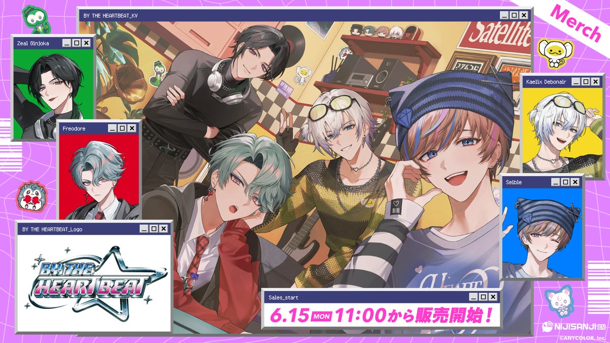にじさんじEN BY THE HEARTBEAT グッズ6/15発売