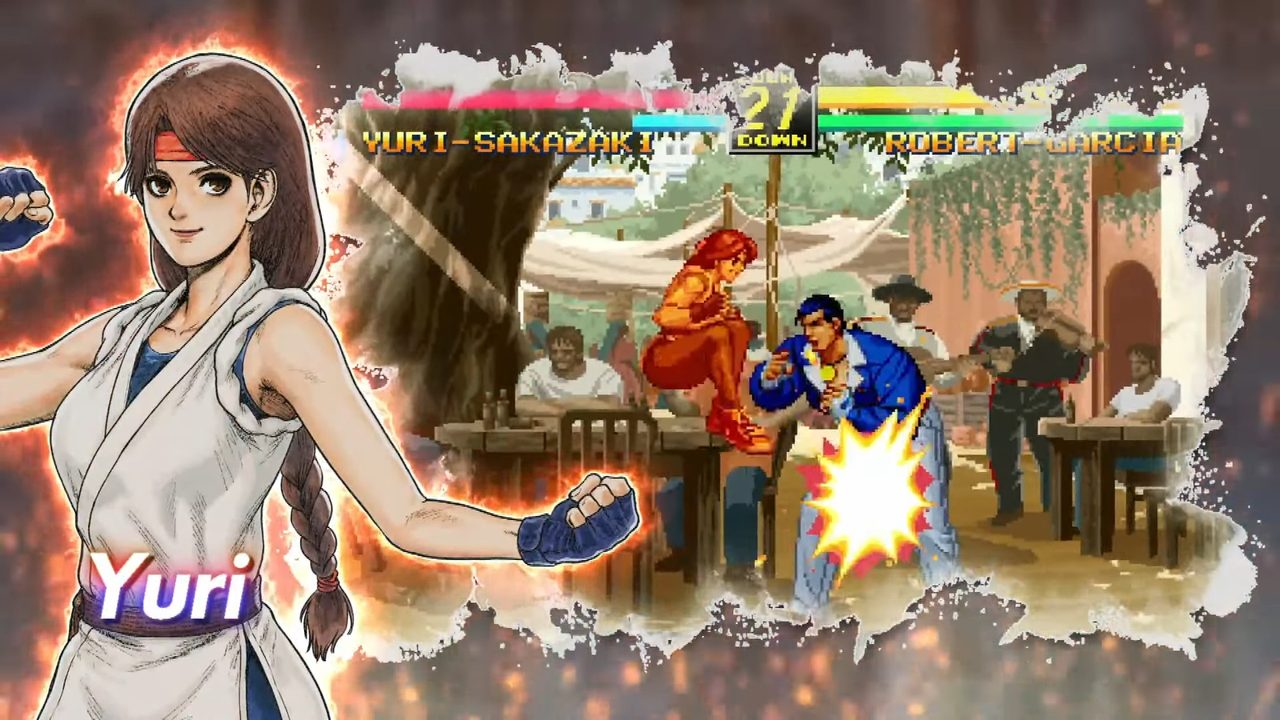 龍虎の拳 外伝R ゲームプレイ画面