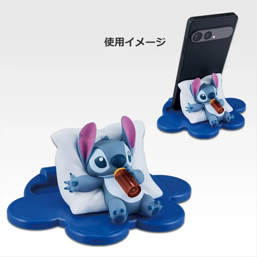一番くじスティッチ C賞 一緒にブレイク♪スマホスタンド