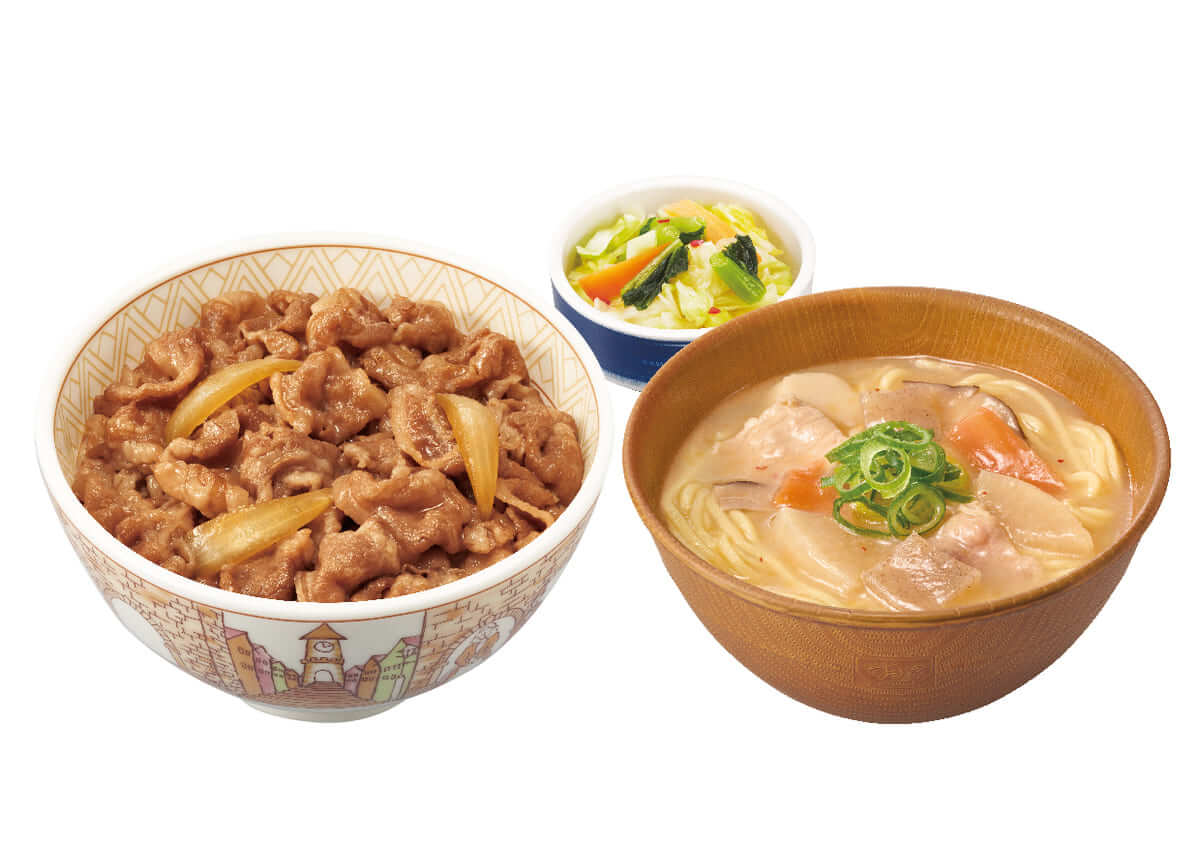 とん汁みそらーめん おしんこセット