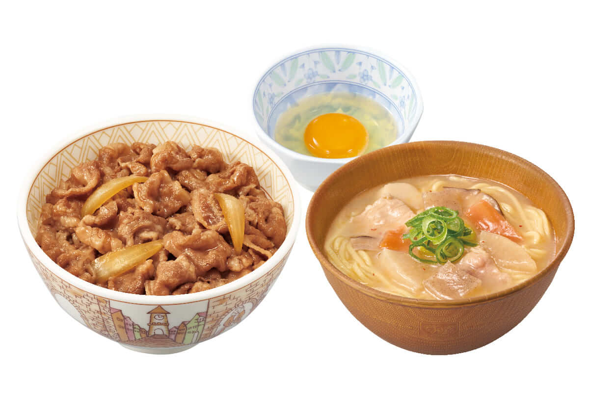 とん汁みそらーめん たまごセット