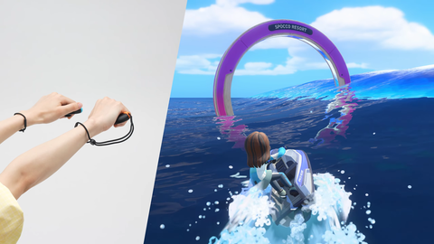 Joy-Con 2のマウス操作によるスケートボード
