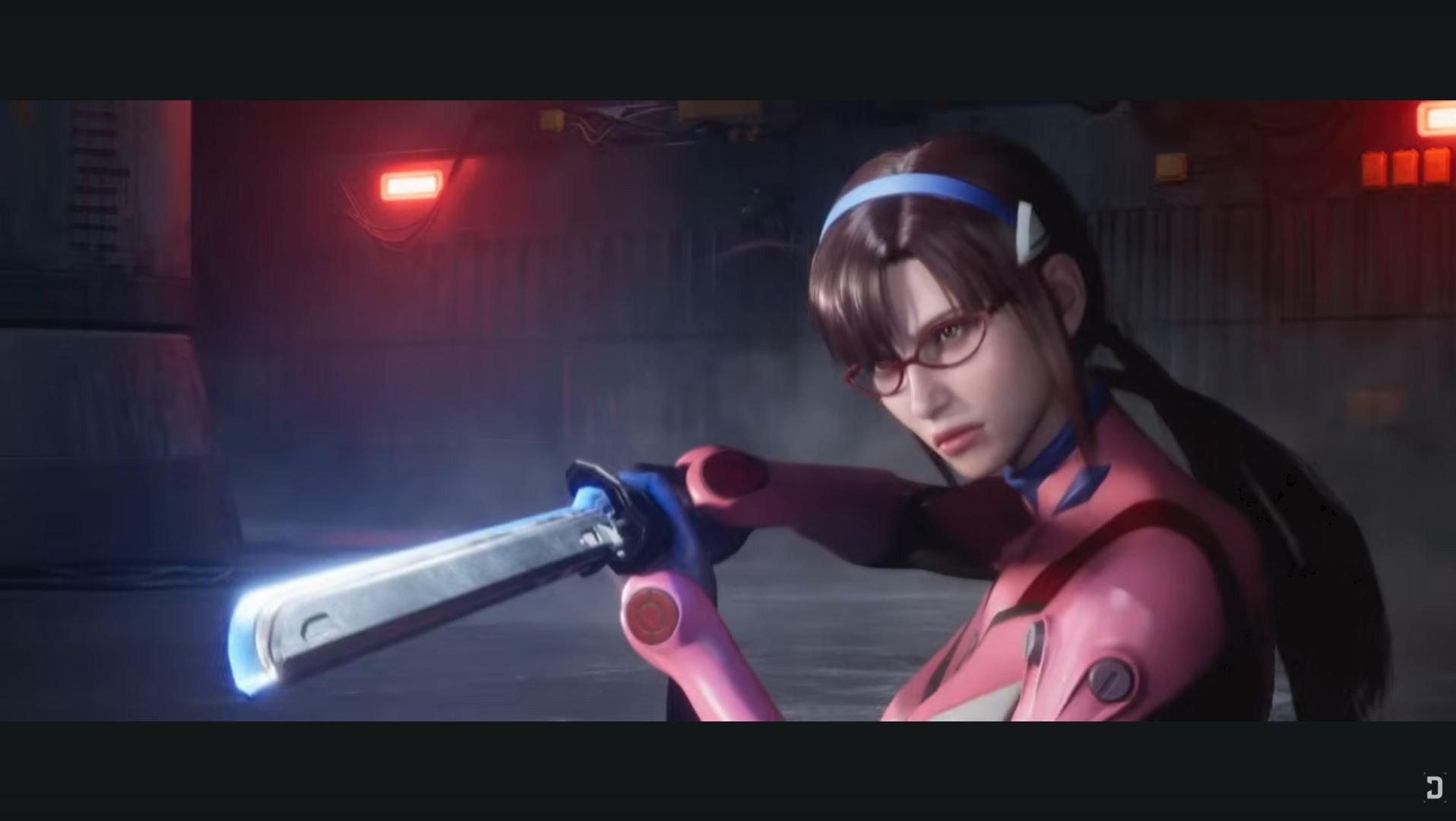 真希波マリのプラグスーツ全身スキンとブレード武器スキン