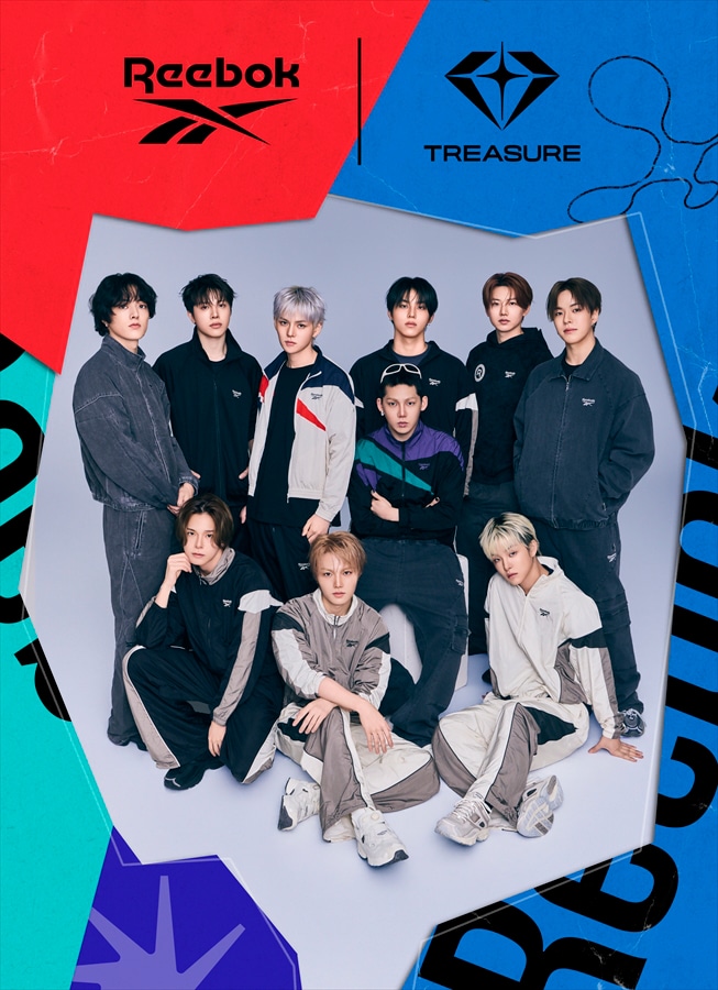 Reebok 2026シーズン TREASUREビジュアル