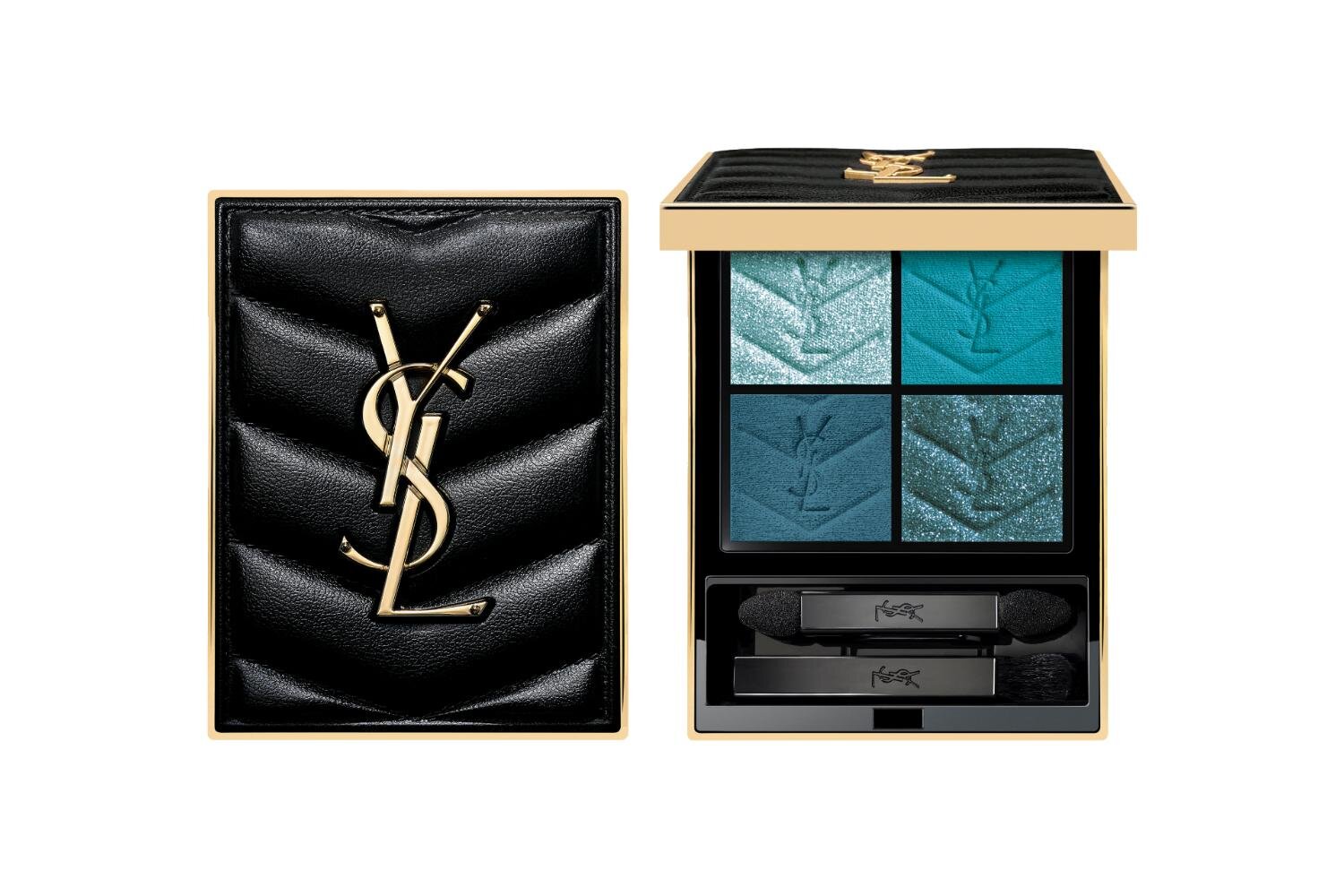 YSL クチュール ミニ クラッチ 850 ビウィッチング ターコイズ 限定色