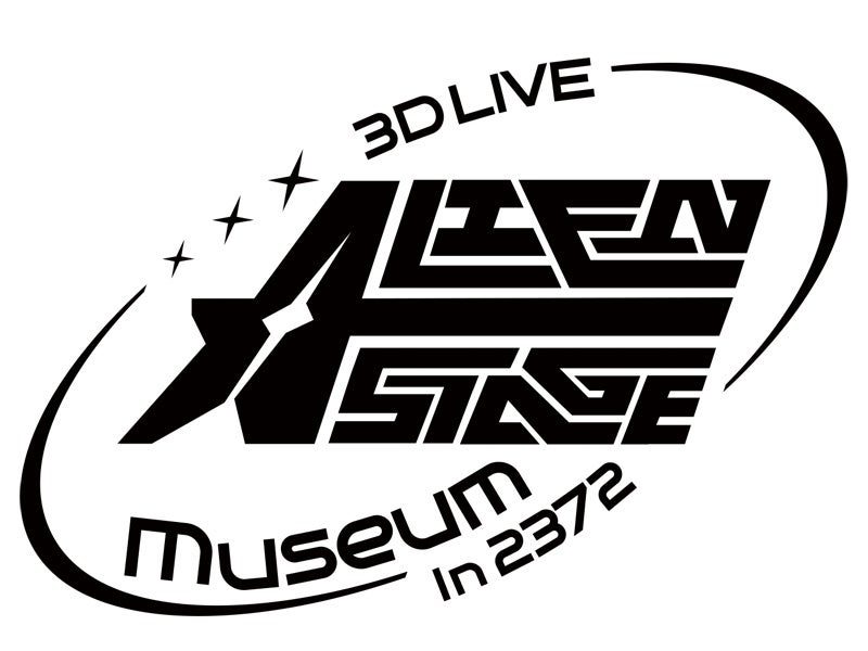 3D LIVE ALIEN STAGE Museum in 2372 の公式ロゴ