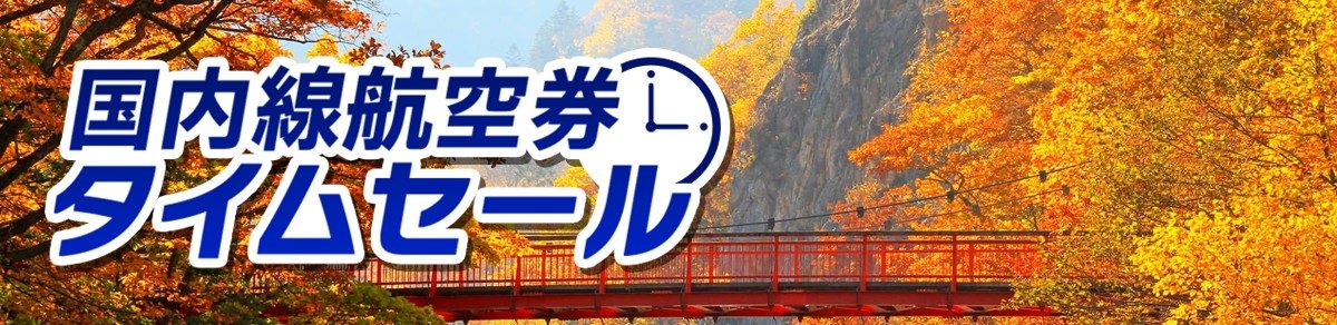ANA国内線タイムセールいつまで?片道5,720円からの対象路線