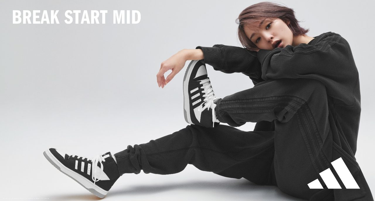 adidas BREAK START MID 2024年モデルのプレスリリース用商品画像