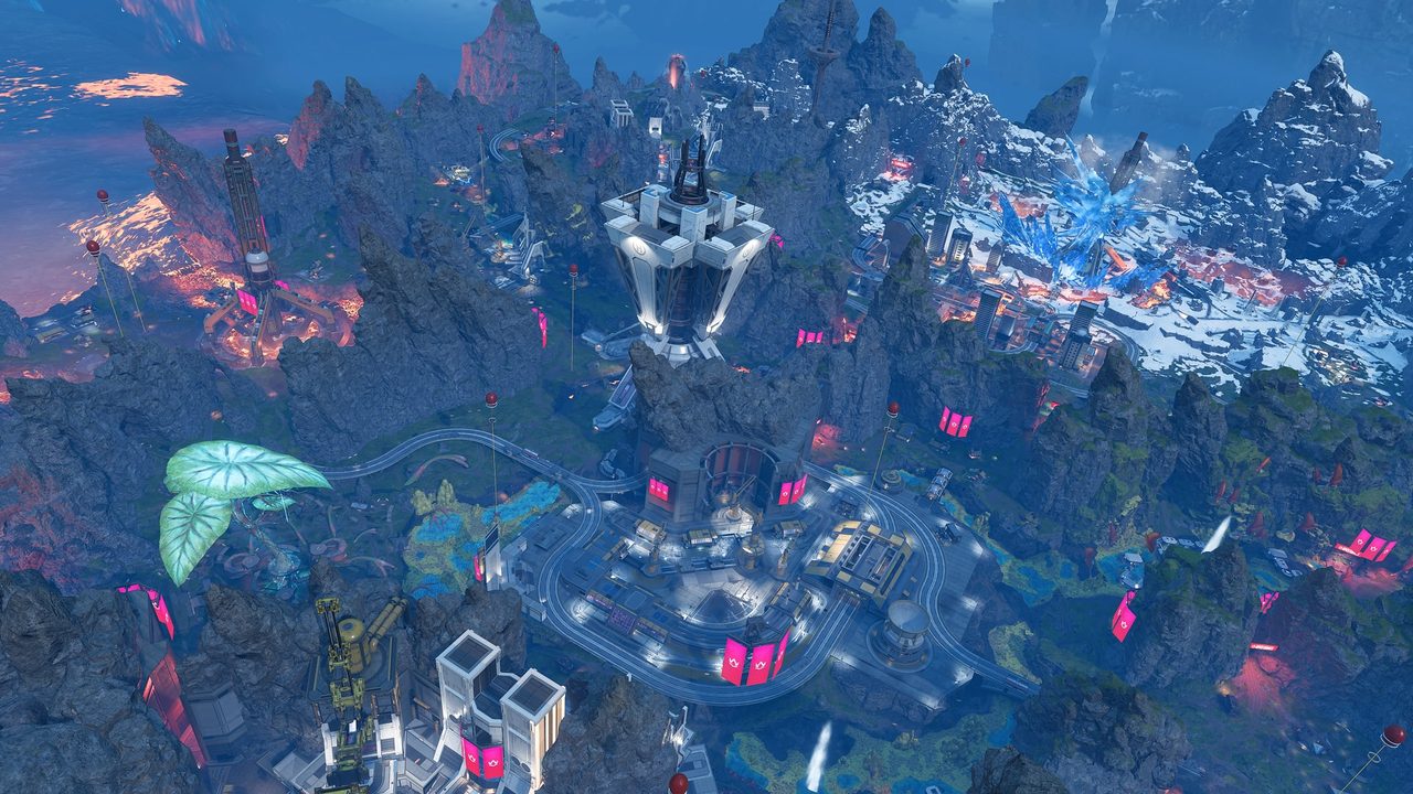 Apex Legendsシーズン30で刷新されたワールズエッジの全体マップ