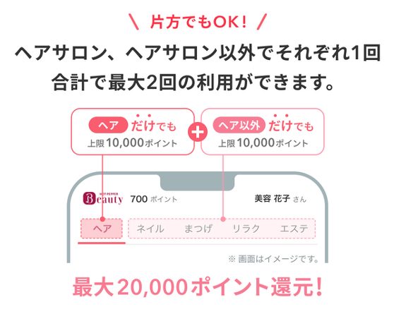 ビビビ祭 for リピートの対象カテゴリとポイント上限の説明