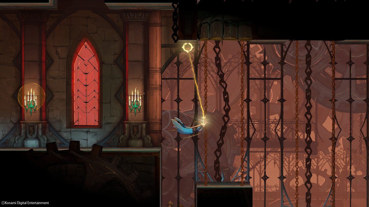 Castlevania gameplay combat scene