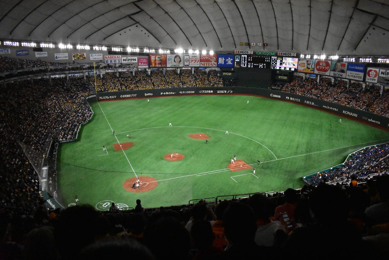 東京ドームのスタンド内観。今回「AREA OF DIAMOND FINAL」のステージが組まれる会場内部のイメージ