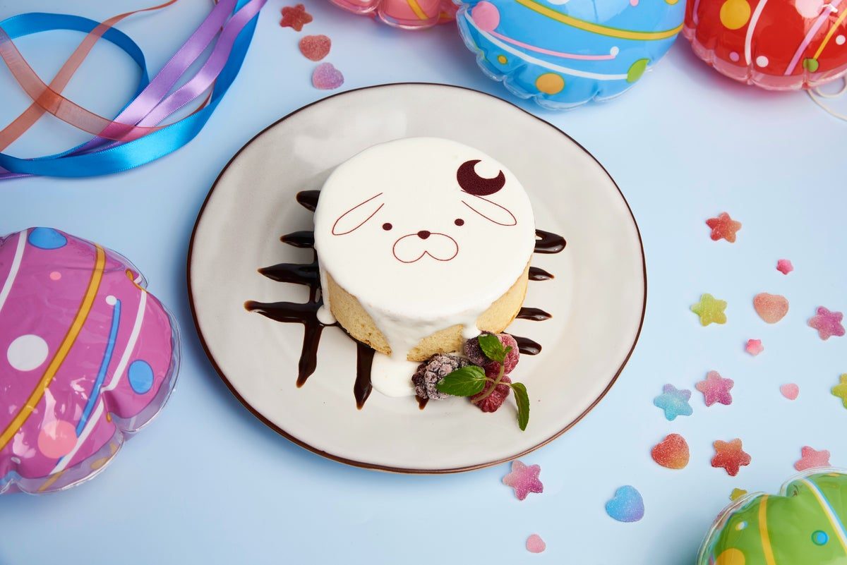 超かぐや姫コラボカフェ うさぎパンケーキ