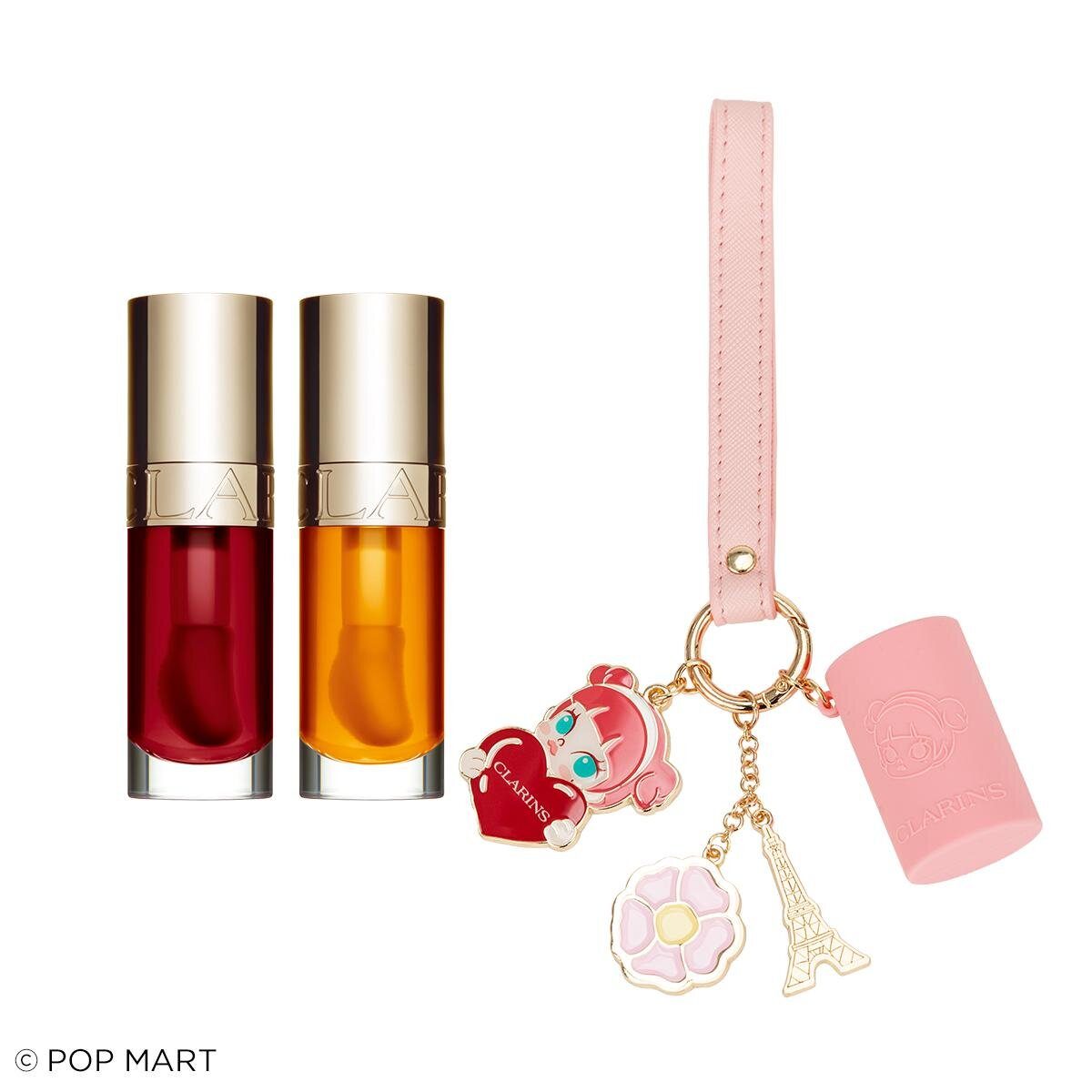 クラランス×POP MART モリー リップオイルアクセサリー
