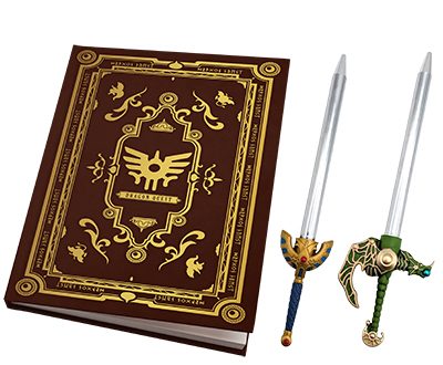 ドラクエ40周年くじA賞 冒険の書ノートとロトの剣&天空の剣ボールペンセット