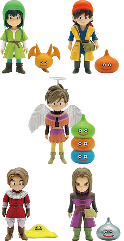 ドラクエ40周年くじG賞 歴代勇者とスライムのデフォルメフィギュアVol.2