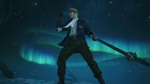 FF7リベレーション 槍を操るシド・ハイウインド