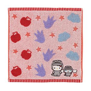ゴジラ×サンリオ 刺繍ミニタオル