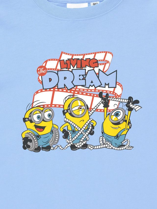 GU×ミニオンズ＆モンスター Tシャツ着用イメージ3