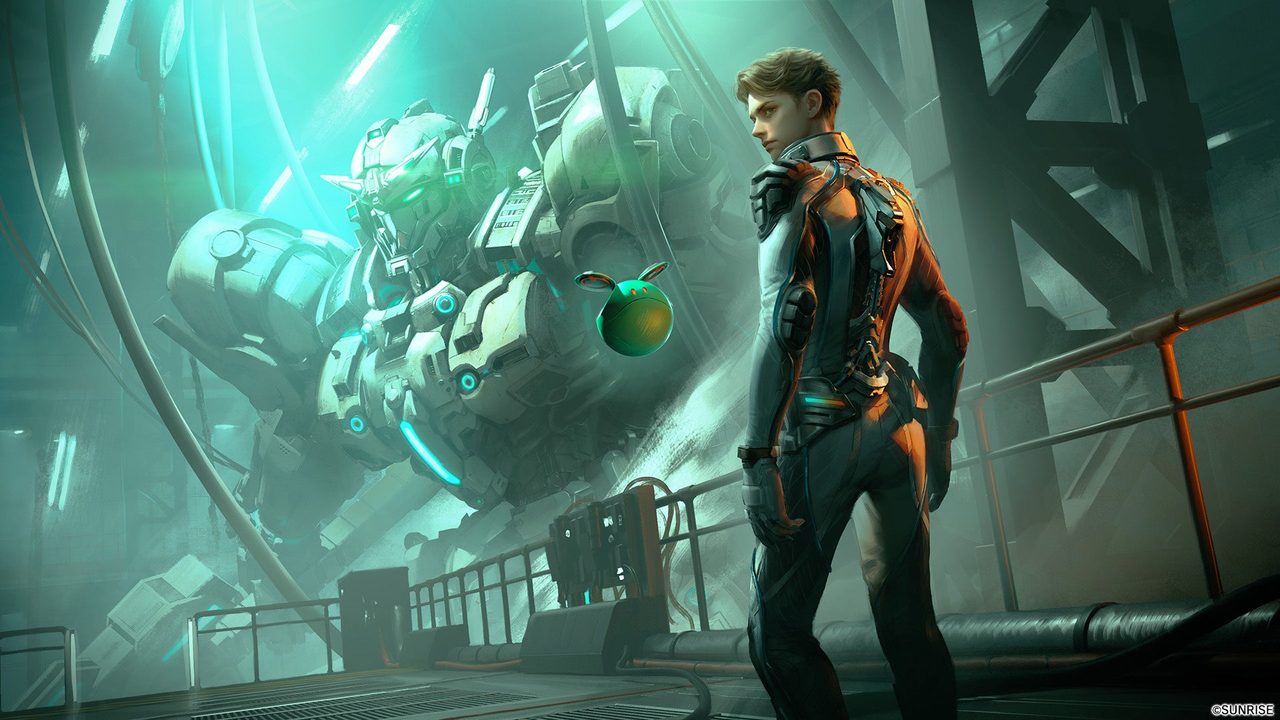 GUNDAM ROGUE ORBIT 主人公レックスとモビルスーツのゲーム内アートワーク