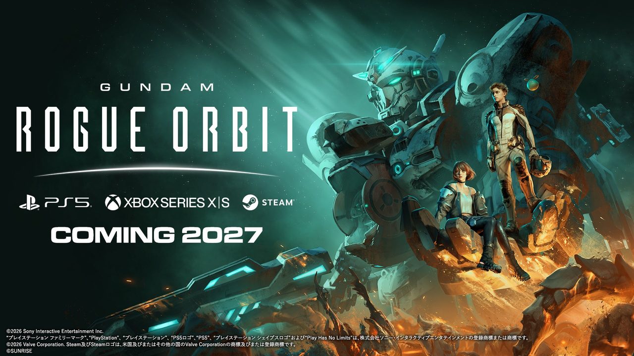 GUNDAM ROGUE ORBIT 2027年発売予定 PS5 Xbox Series X|S Steamキービジュアル
