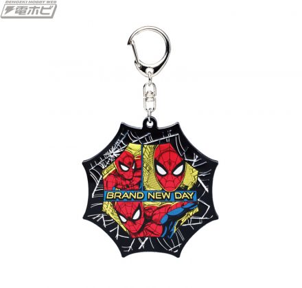 Happyくじスパイダーマン F賞 メタリックキーホルダー