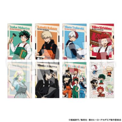 ヒロアカ×ハンズ購入特典の描き下ろしポストカード全8種、緑谷出久・爆豪勝己・轟焦凍など