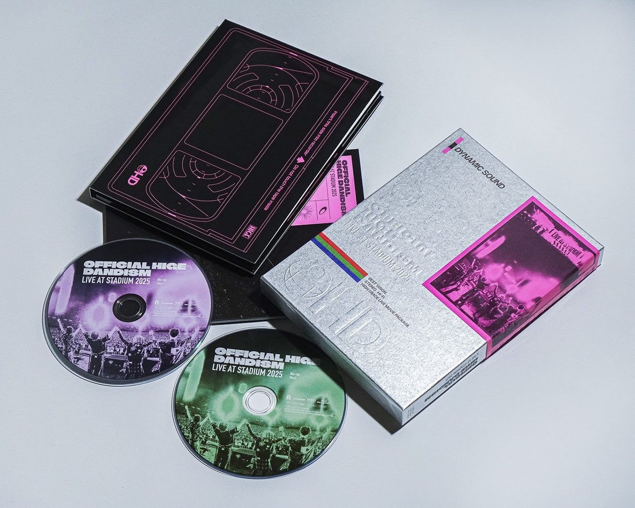 Blu-ray／DVD／CDのパッケージとディスク