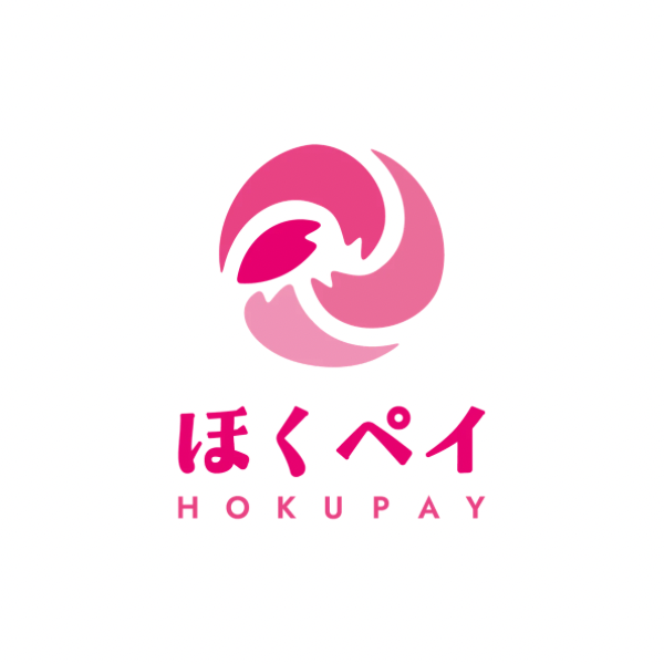 ほくペイの桜モチーフロゴマーク