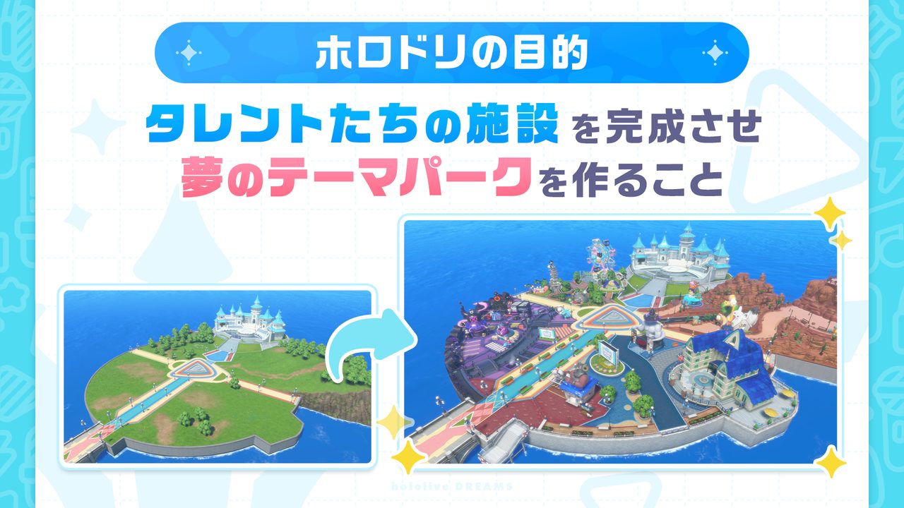 ホロドリのライブステージ演出イメージ