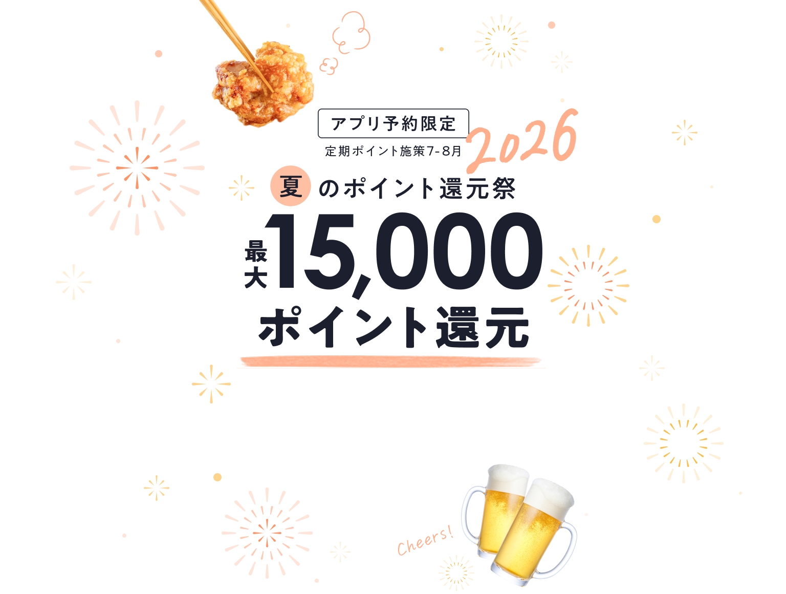 ホットペッパー夏のポイント還元祭|最大15000pt還元のエントリー方法