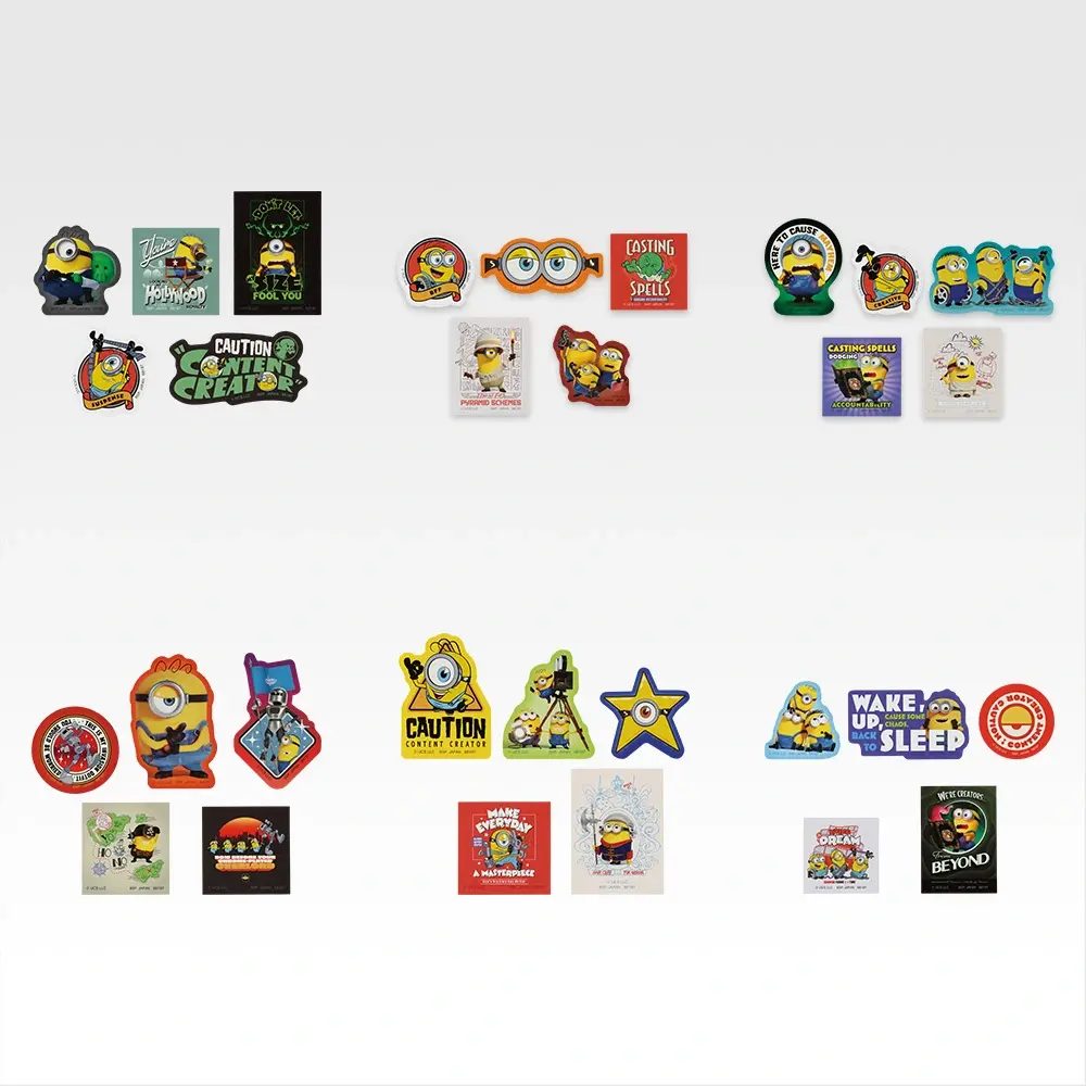 一番くじミニオンズ&モンスターズ I賞 ステッカーセット 全6種