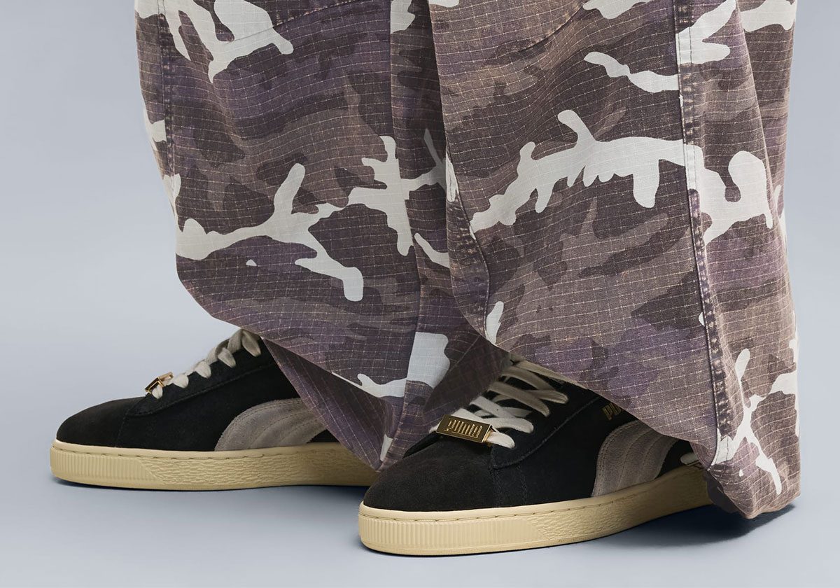 PUMA Suede 94 x A$AP Rocky 太いダブレ(靴紐通し)ディテール