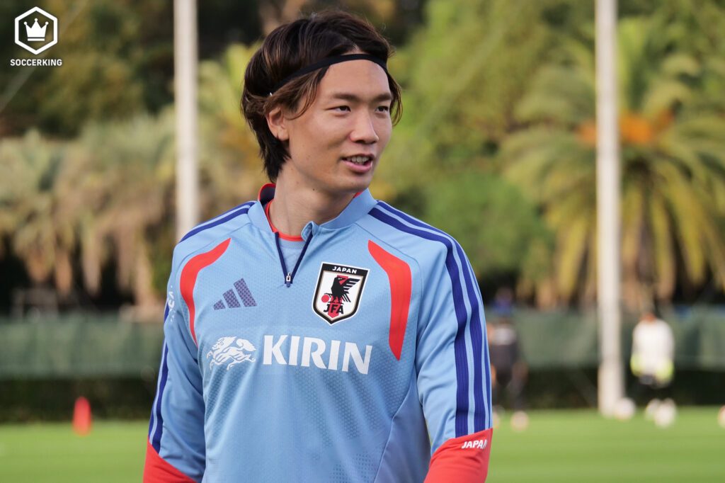日本代表新キャプテンに就任した板倉滉選手のトレーニング写真